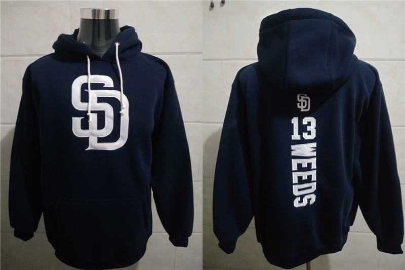 San Diego Padres 13 Weeds Navy Blue All Stitched Pullover Hoodie,We sell and wholesale San Diego Padres 13 Weeds Navy Blue All Stitched Pullover Hoodie on line form chian!